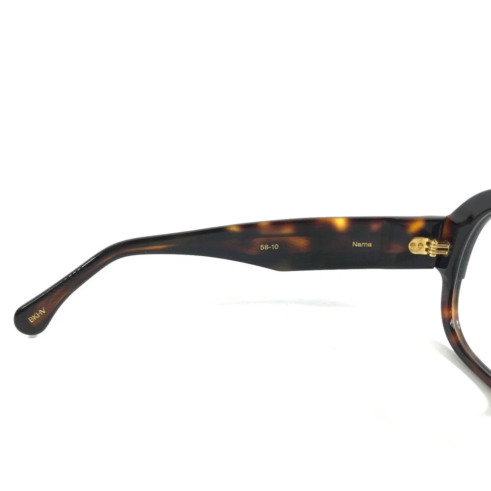 Alfred Kerbs Eyeglasses Frames NAMA BKHV Black Havana Oversized Thick 58-10-140